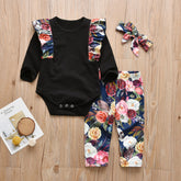 Girls Fashion Lace Three-Piece Suit For Girls
